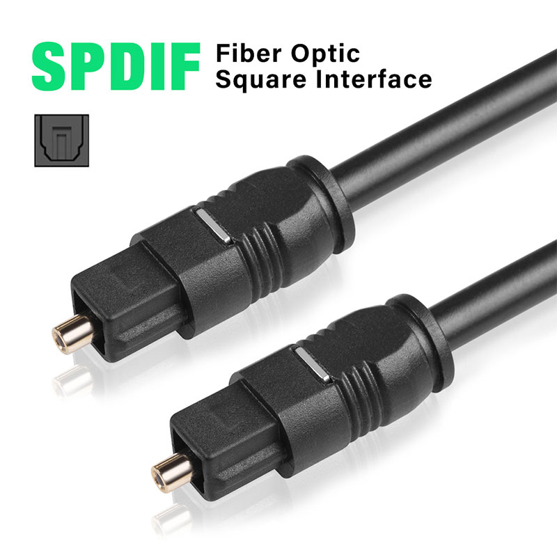 Optical Audio Cable Toslink Gold Plated - 0.5m 1m 1.5m 2m 3m câble