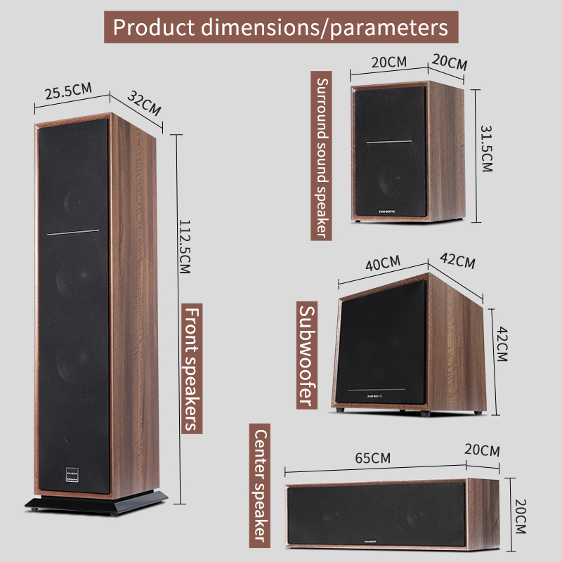 Home Theater System 7.1 Surround Sound - Système de cinéma maison 7.1 en