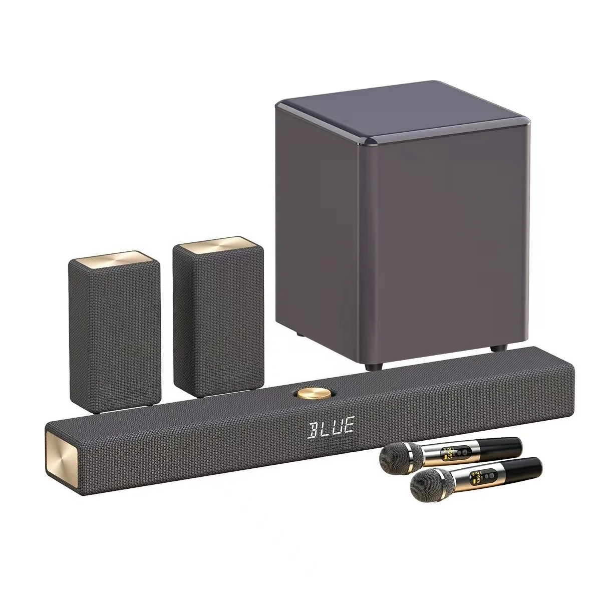 Soundbar With Wireless Subwoofer 5.1Ch - Barre de son Home cinéma 5.1CH
