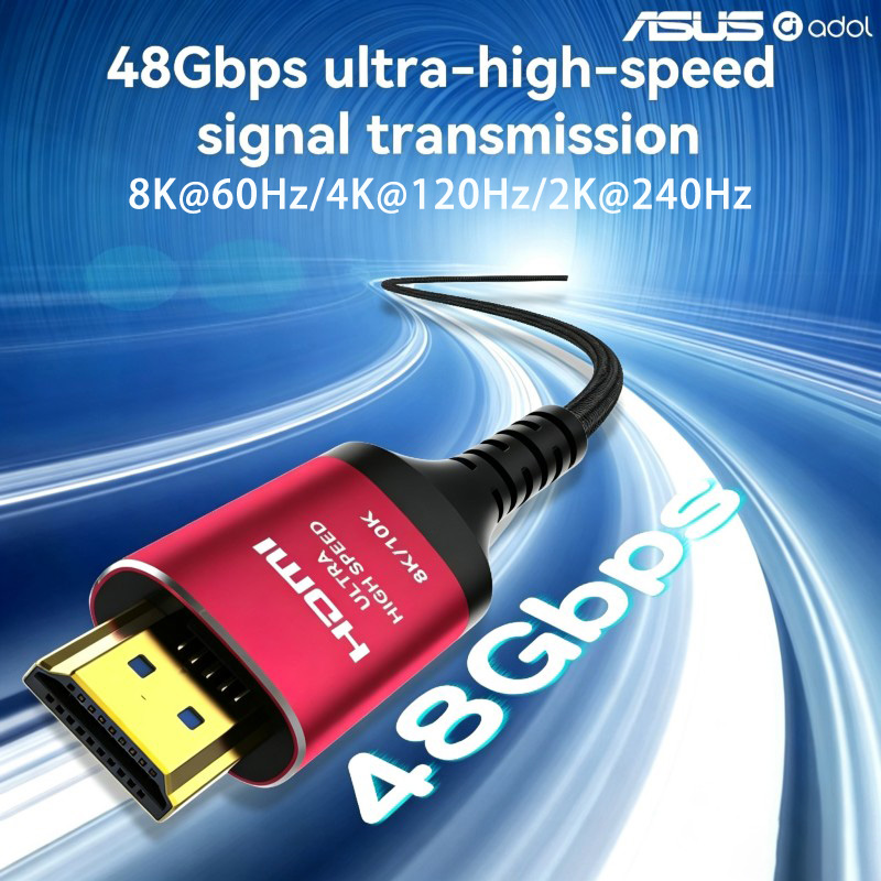Hdmi 2.1 Cable 8K 60Hz 48Gbps Earc - Câble HDMI 2.1 ultra-rapide 8K 60