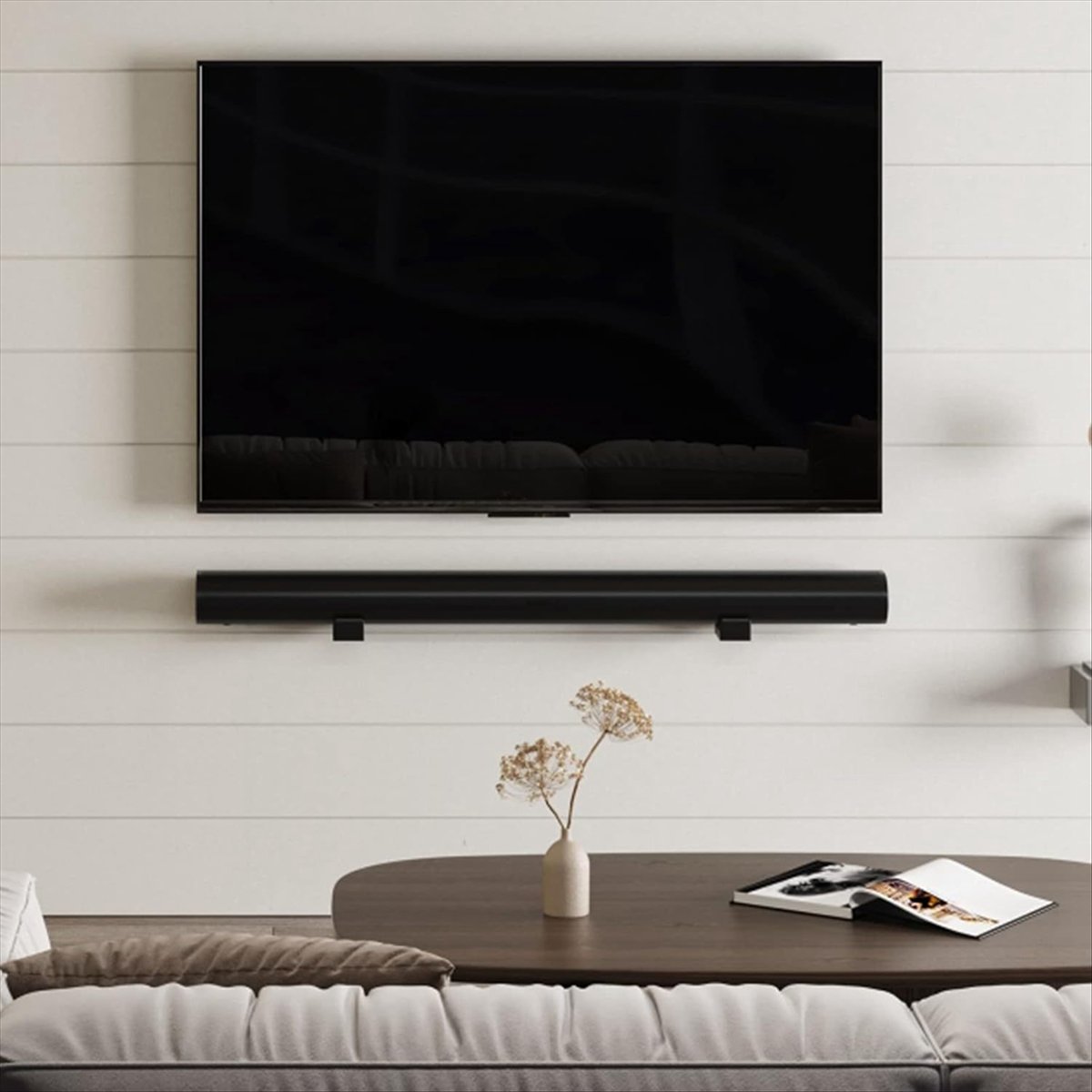 Soundbar Wall Mount Bracket Universal - Support mural universel réglable en profondeur