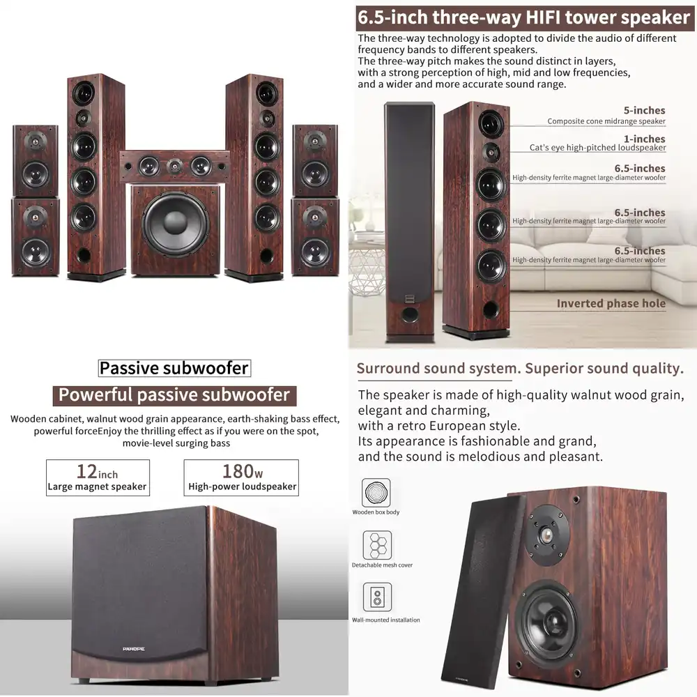 Home Theater System 7.1 Surround Sound - Système Home Cinéma 7.1 avec son