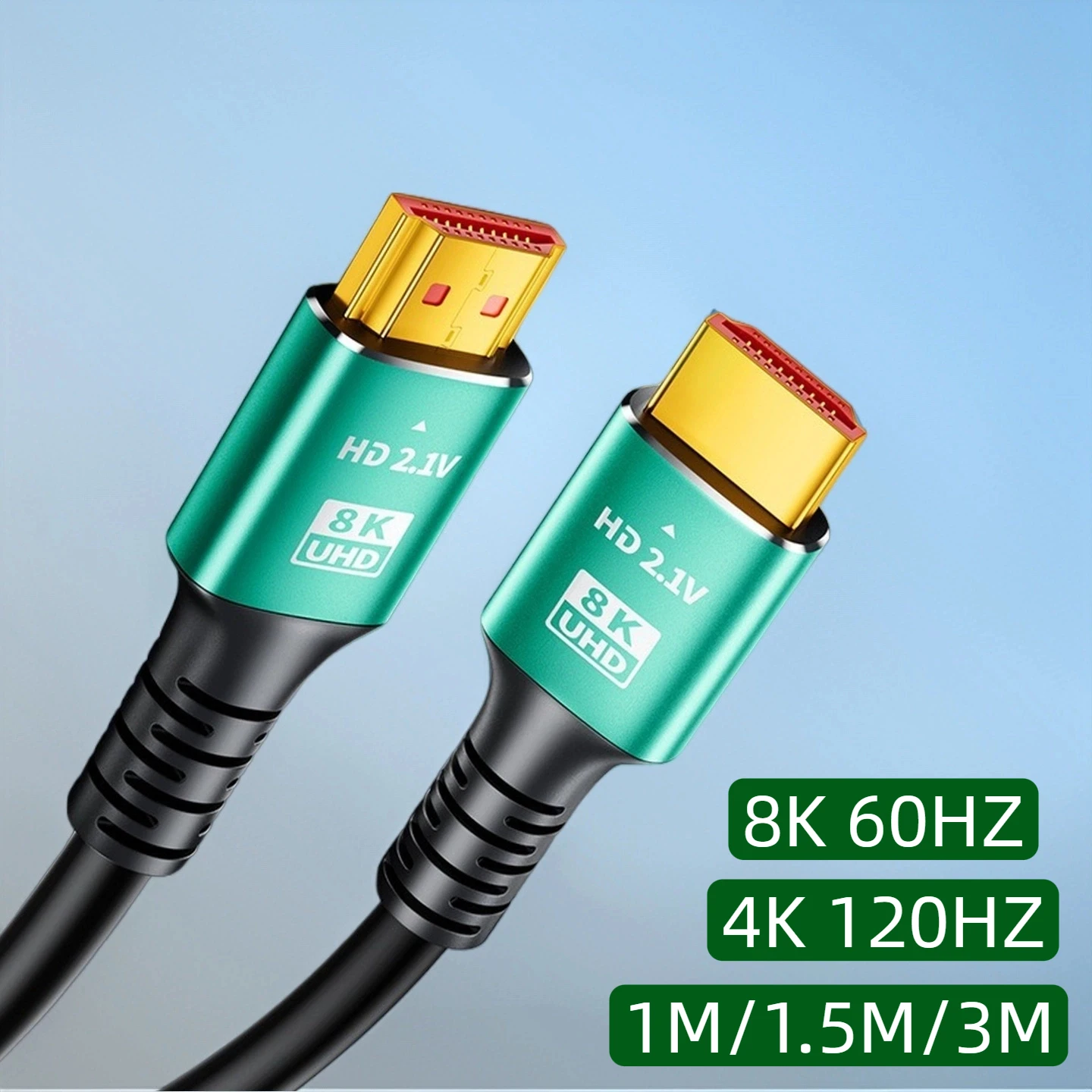 Hdmi 2.1 Cable 8K 60Hz 48Gbps Earc - Câble HDMI compatible 8K, 4K à