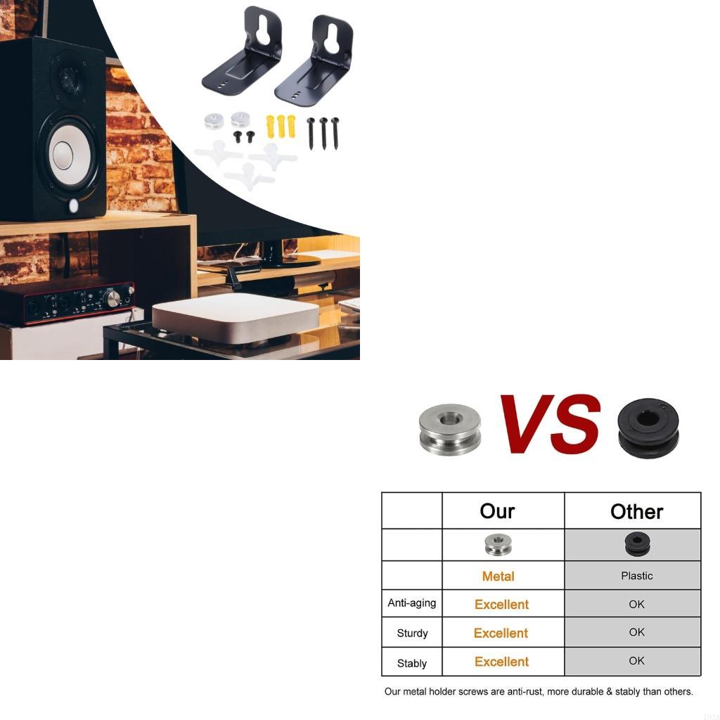 Soundbar Wall Mount Bracket Universal - Support réglable 193A pour barres son