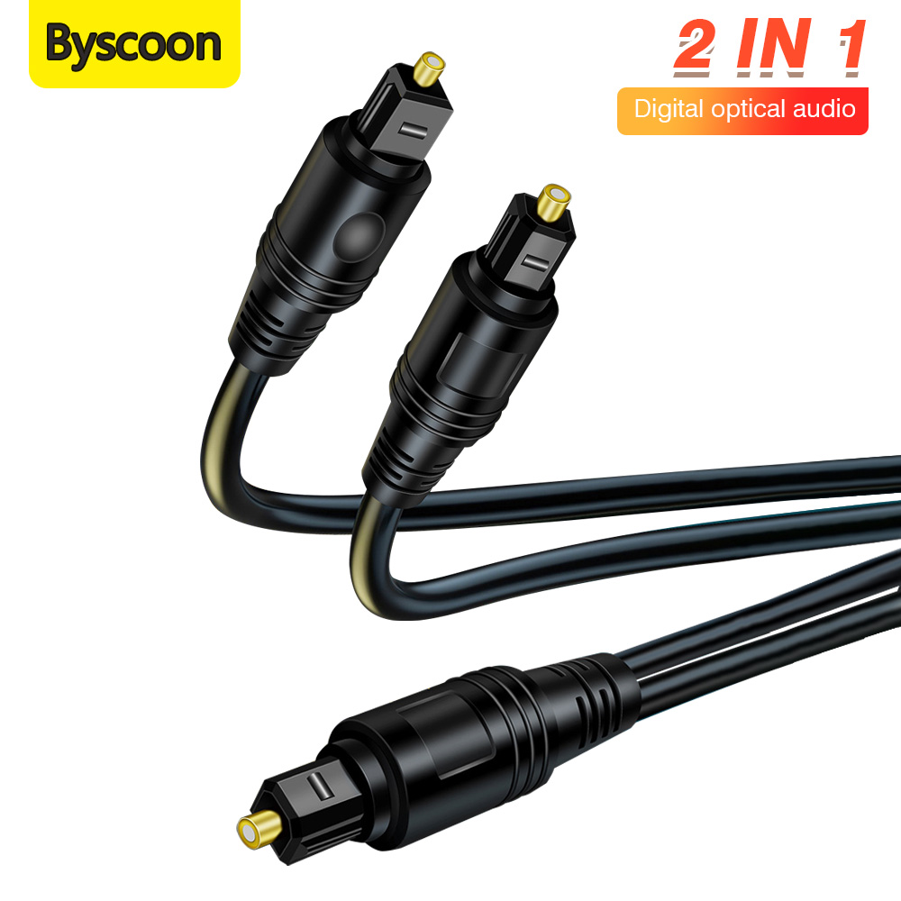Optical Audio Cable Toslink Gold Plated - 1 à 2 Toslink câble Audio