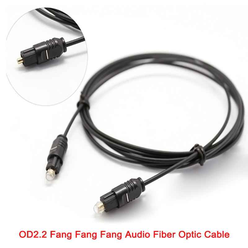 Optical Audio Cable Toslink Gold Plated - Câble Audio optique numérique plaqué or