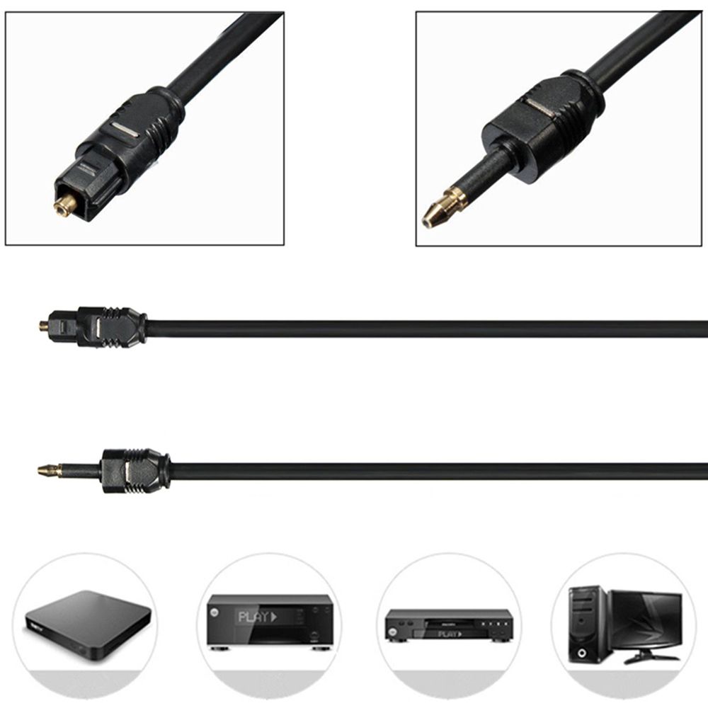 Câble audio SPDIF à fibre opti - Optical Audio Cable Toslink Gold Plated avis et prix