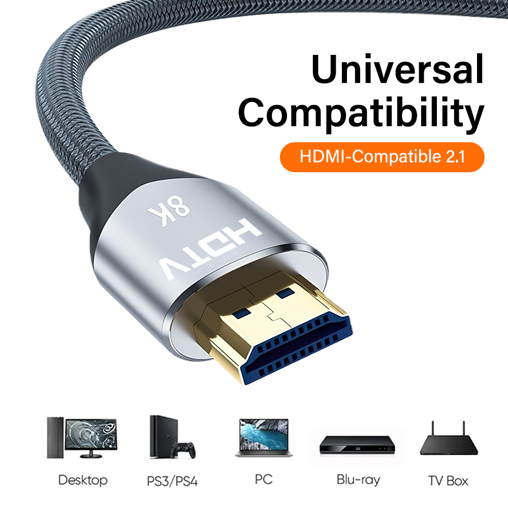 Câble HDMI 2.1 8K 48Gbps 8K@60 - Hdmi 2.1 Cable 8K 60Hz 48Gbps Earc avis et prix