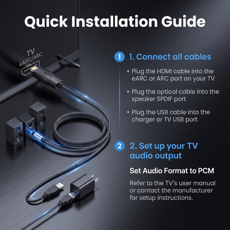 Câble extracteur audio HDMI EA - Dolby Atmos Soundbar Hdmi Earc avis et prix
