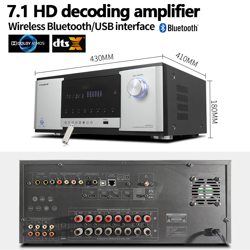 Système de cinéma maison mural - Home Theater System 7.1 Surround Sound avis et prix