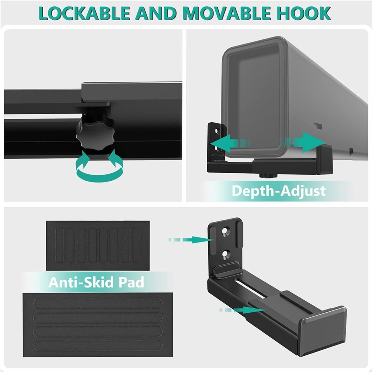 Support mural universel réglab - Soundbar Wall Mount Bracket Universal avis et prix