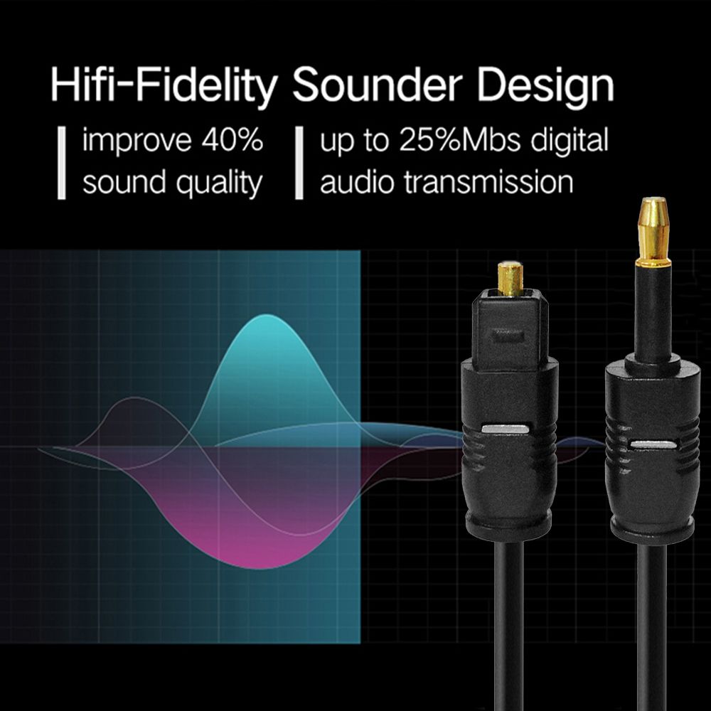 Câble audio éventuelles DIF nu - Optical Audio Cable Toslink Gold Plated avis et prix