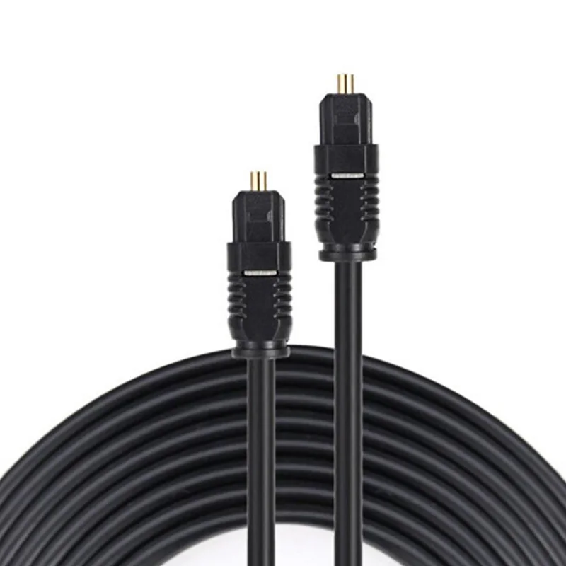Câble Audio numérique à Fiber  - Optical Audio Cable Toslink Gold Plated avis et prix