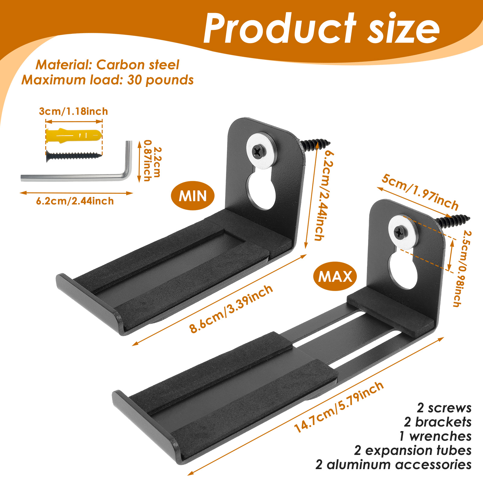 Support mural pour barre de so - Soundbar Wall Mount Bracket Universal avis et prix