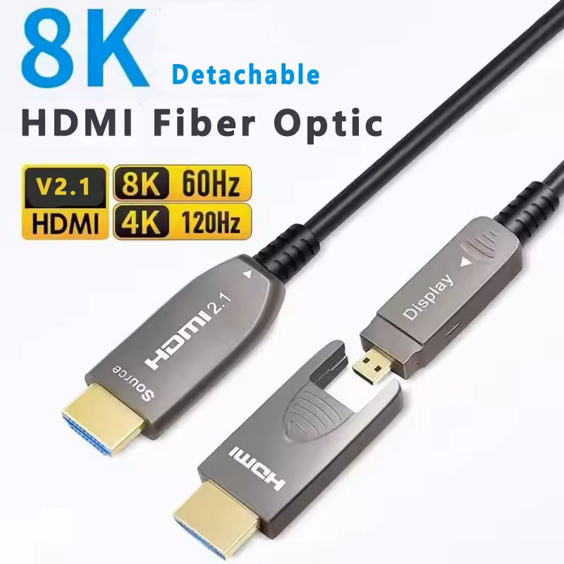 Fibre optique détachable 8K HD - Hdmi 2.1 Cable 8K 60Hz 48Gbps Earc avis et prix