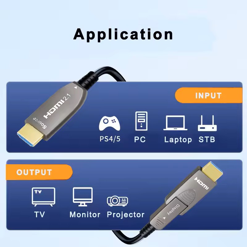 Fibre optique détachable 8K HD - Hdmi 2.1 Cable 8K 60Hz 48Gbps Earc avis et prix