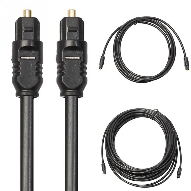 1/2/3 pièces, câble SPDIF MD D - Optical Audio Cable Toslink Gold Plated avis et prix