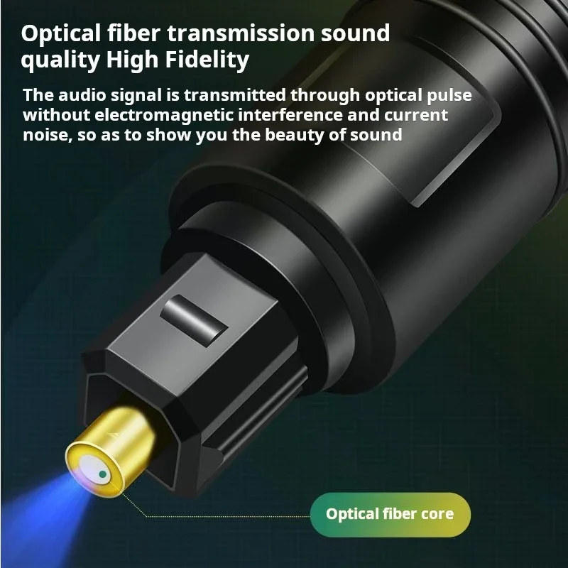 Câble audio optique numérique  - Optical Audio Cable Toslink Gold Plated avis et prix