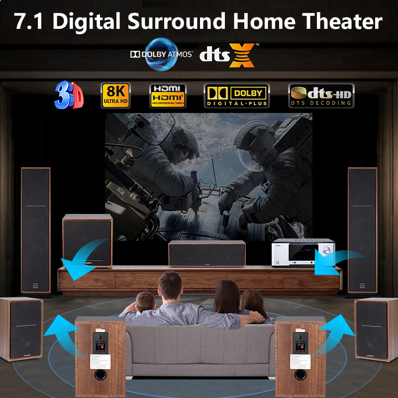 Système de cinéma maison 7.1 a - Home Theater System 7.1 Surround Sound avis et prix