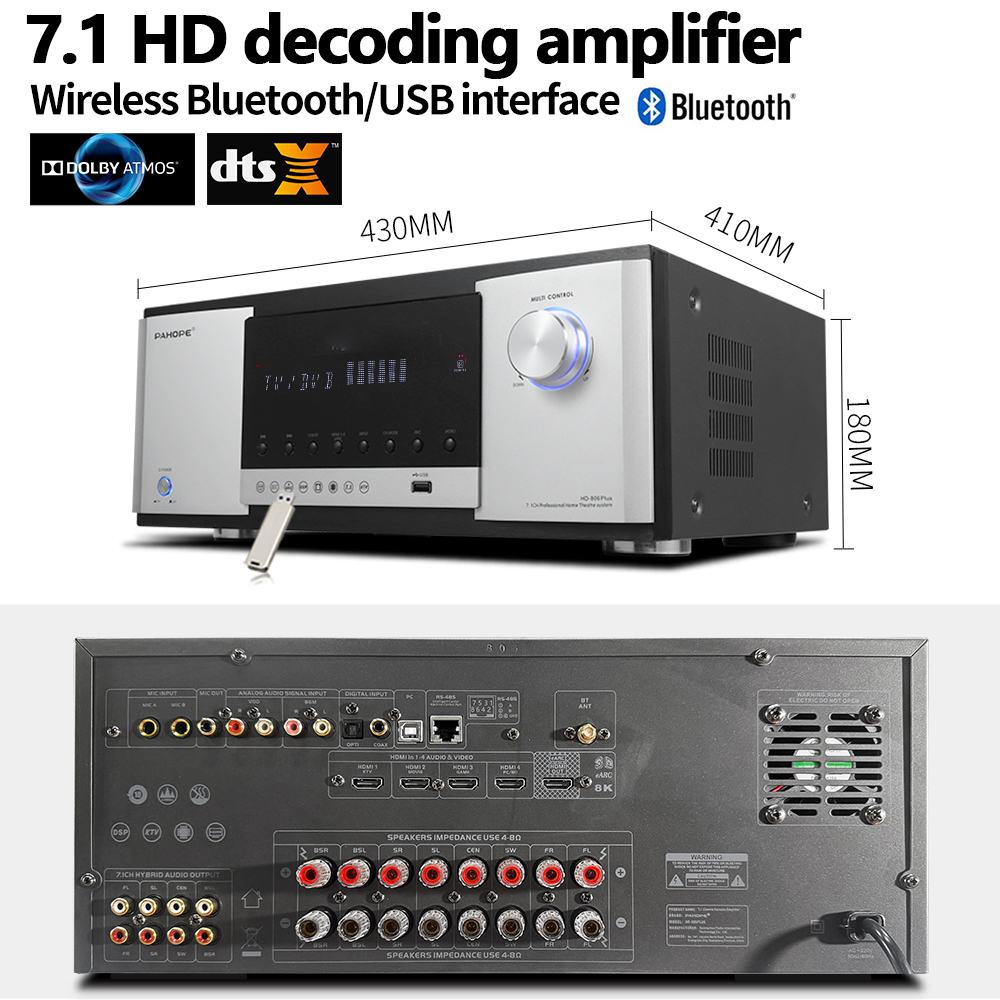 Système de cinéma maison 7.1 a - Home Theater System 7.1 Surround Sound avis et prix