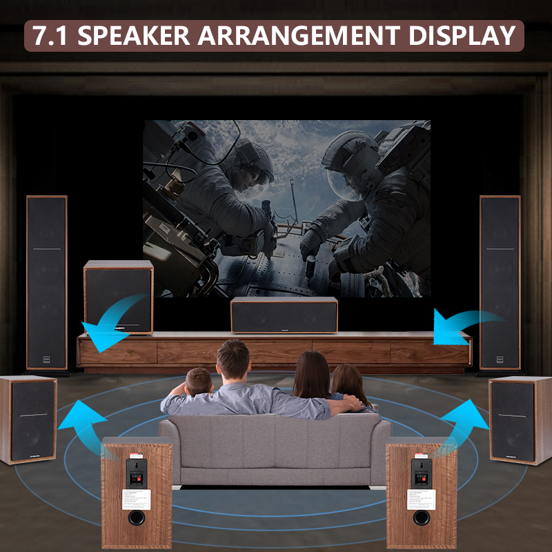 Système Home Cinéma 7.1 avec s - Home Theater System 7.1 Surround Sound avis et prix