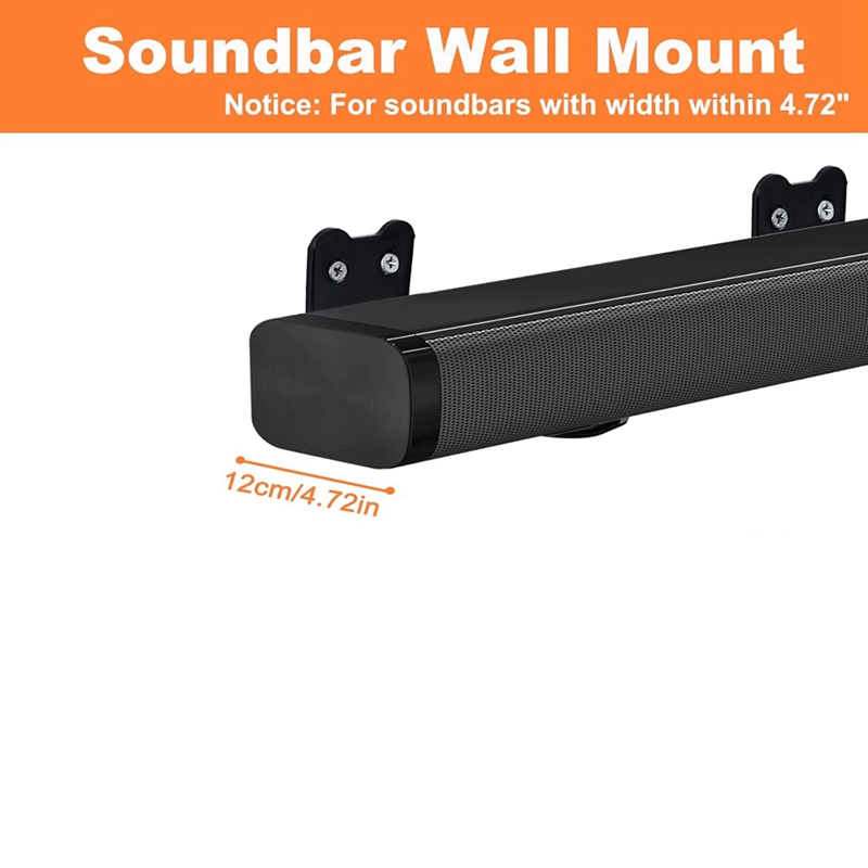 AD33 Type universel chaud 4.72 - Soundbar Wall Mount Bracket Universal avis et prix
