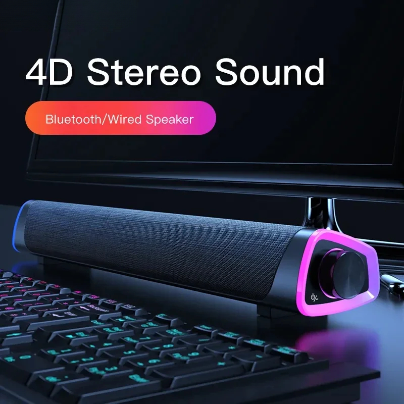 Barre de haut-parleurs stéréo  - Compact Soundbar For Pc Monitor avis et prix