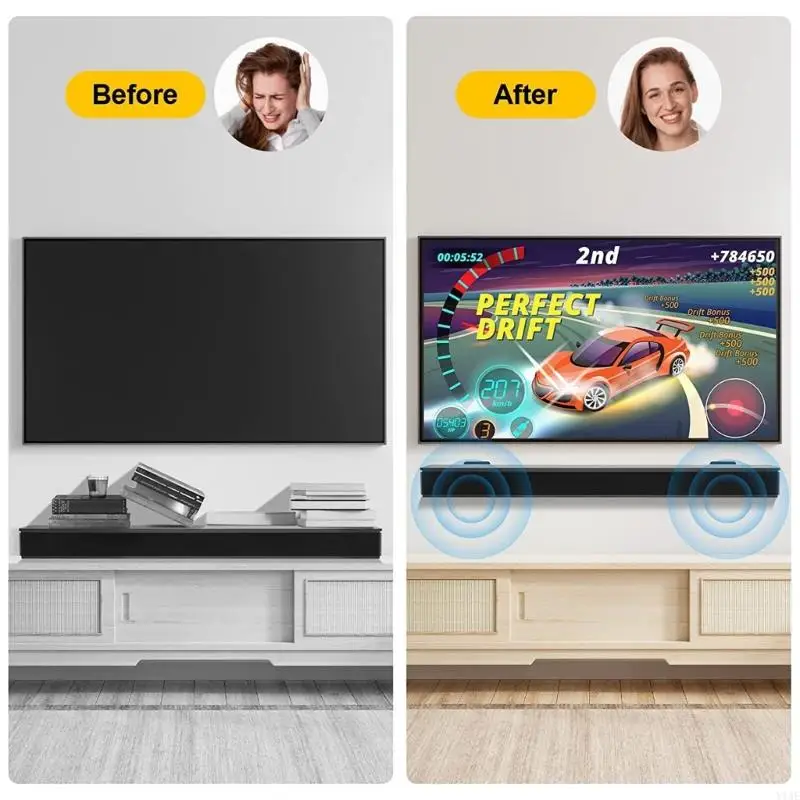 Présentation du support paroi  - Soundbar Wall Mount Bracket Universal avis et prix